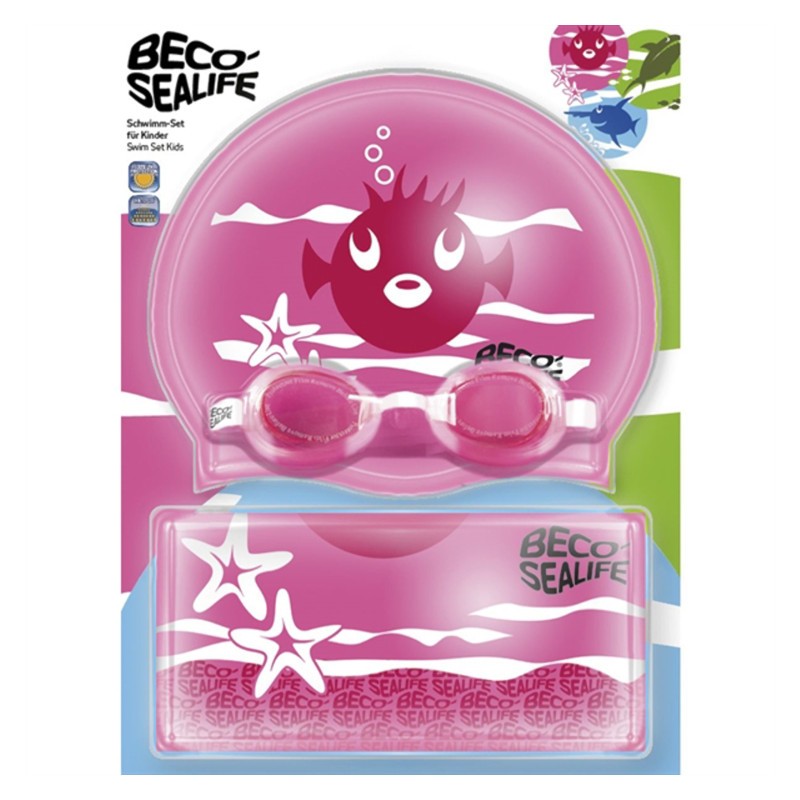 BECO - Sealife Svømmesæt Til Børn I Pink
