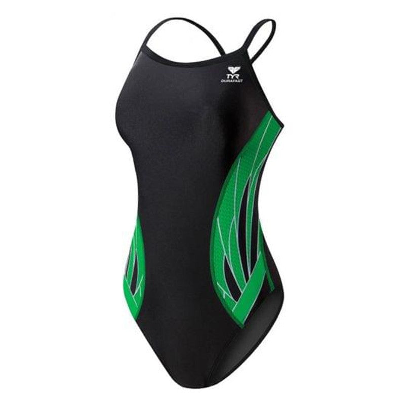tyr-badedragt-phoenix-diamond-fit-groen-913 - billede 1