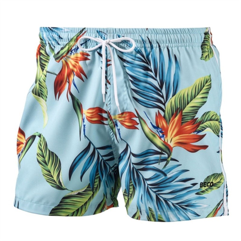 beco-stretch-badeshorts-hawaii-blomster-946 - billede 1