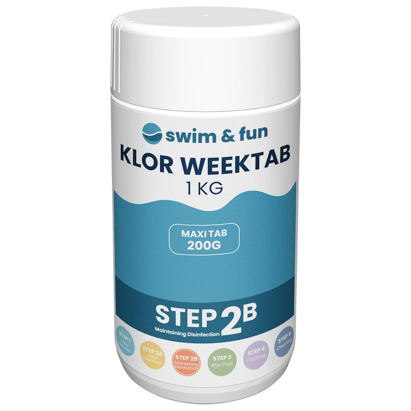 swim-fun-klor-weektab-200g-1kg-1752 - billede 1