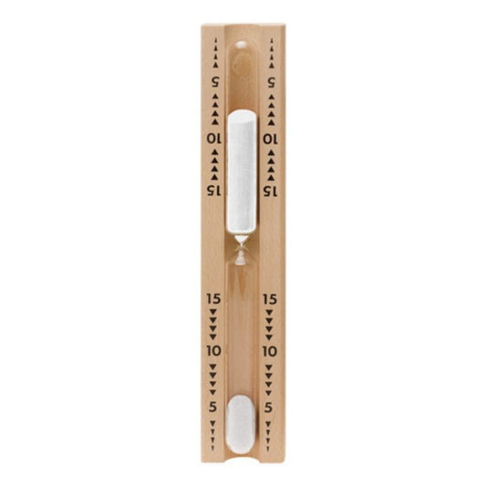 finnsa-15-min-sauna-timeglas-hvid-1625 - billede 1