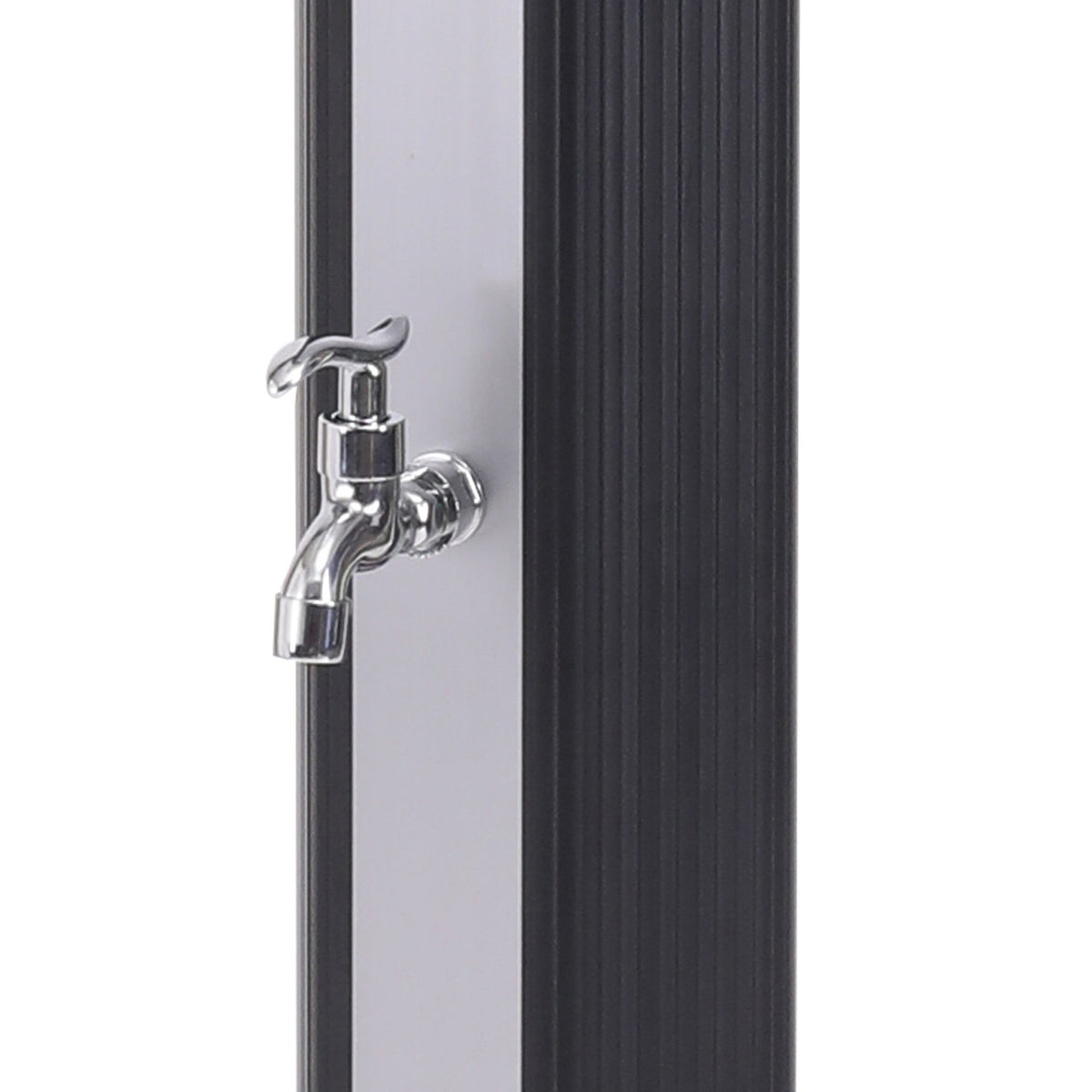 Milano XL Solar Shower med monteret vandhane i krom