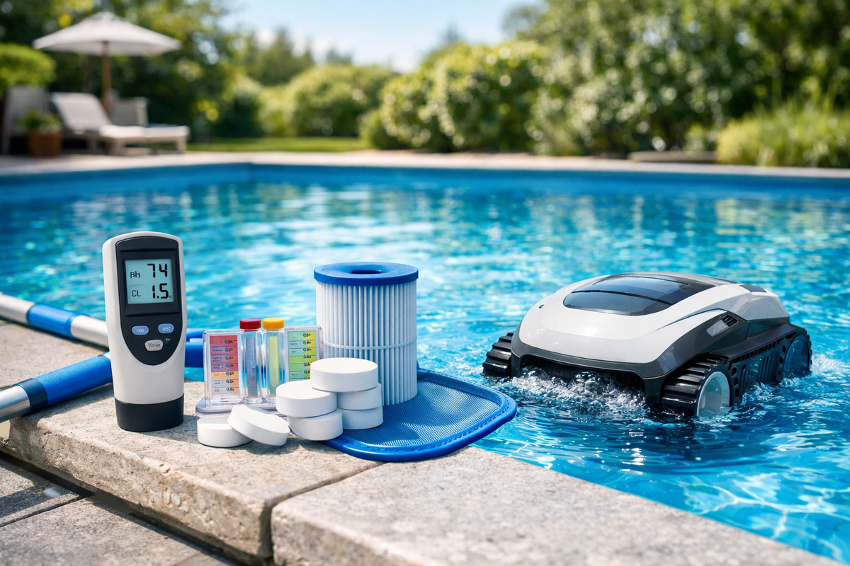 Pool vandpleje og klor produkter - ShopDolphin